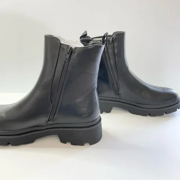 Womens C Paravano Chelsea Combat Boots EU Size 40 Black - Picture 8 of 13